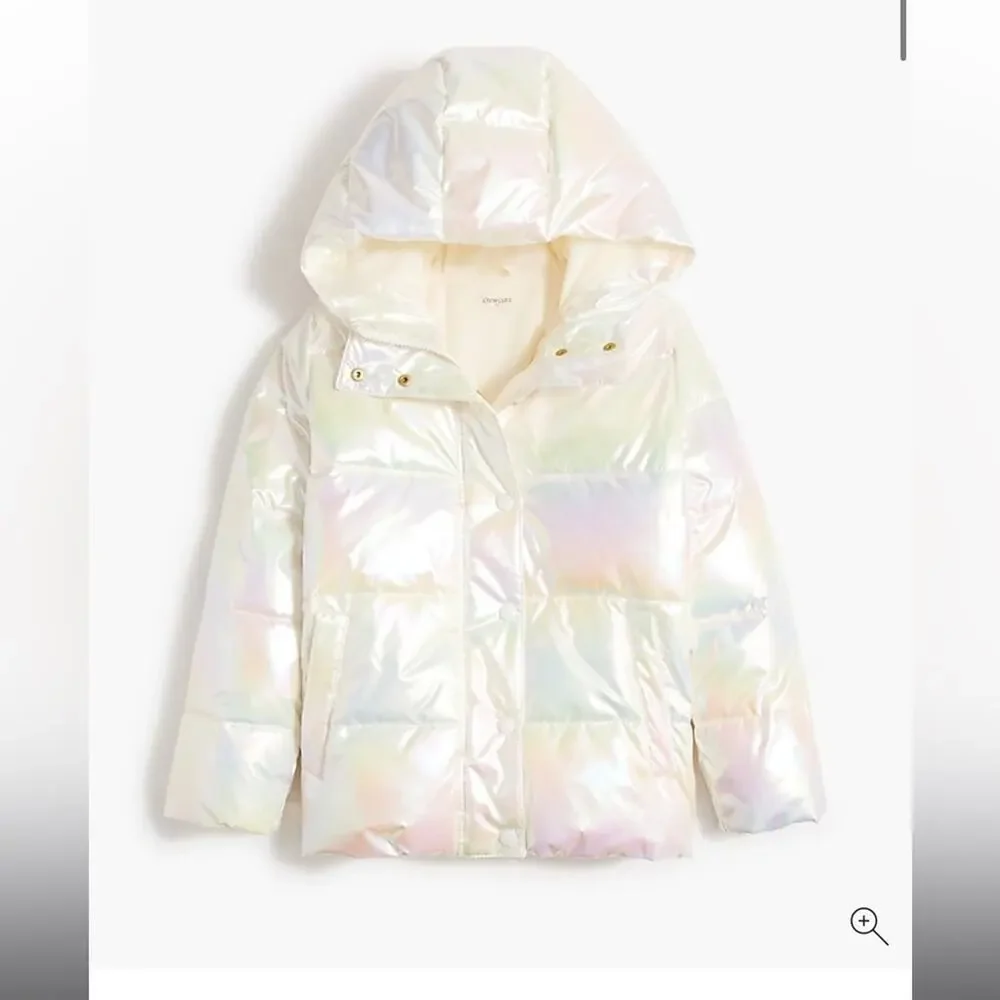 Crewcuts Girls' shiny puffer jacket